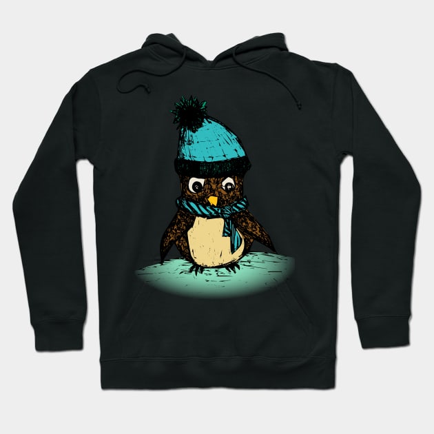 Cold Owl Hoodie by DigitalShards